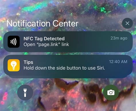 random nfc tag notification|nfc detected.